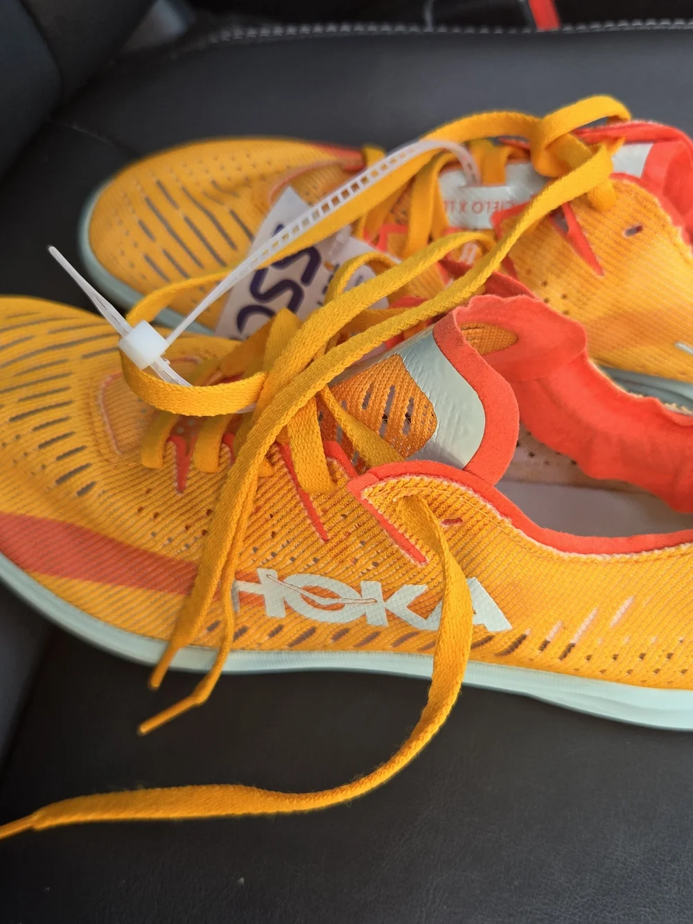 Hoka Orange Women's Track Shoes
